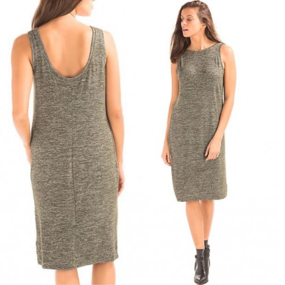 GAP Soft Spun Marled Midi Dress szXL